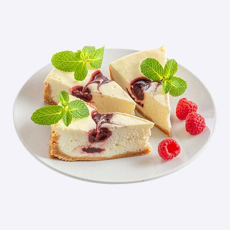 Пирожное Чизкейк малиновый (80 г * 5 шт)